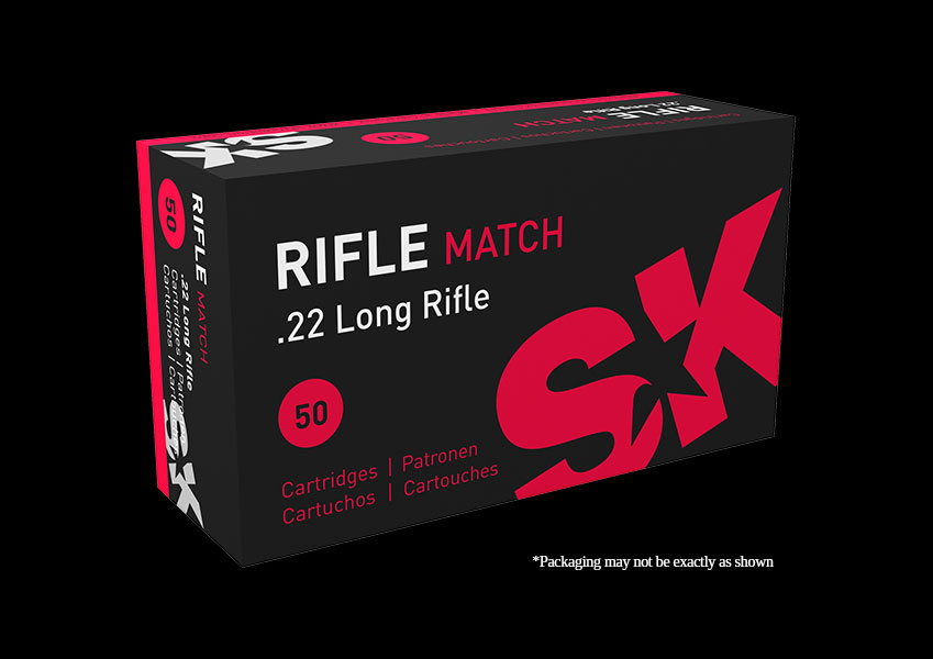 SK Ammunition - .22LR Rifle Match - Box of 50