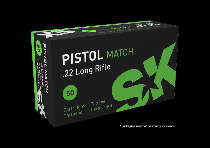 SK Ammunition - .22LR Pistol Match - Box of 50