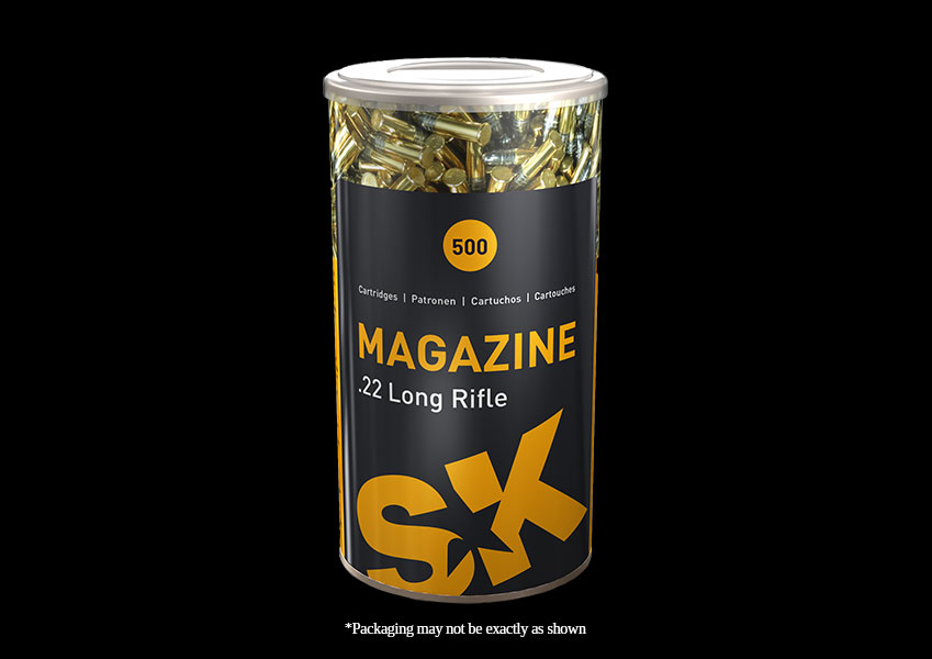 SK Ammunition - .22LR Magazine - Can of 500
