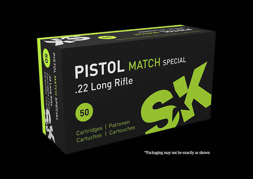 SK Ammunition - .22LR Pistol Match Special - Box of 50 - Click Image to Close