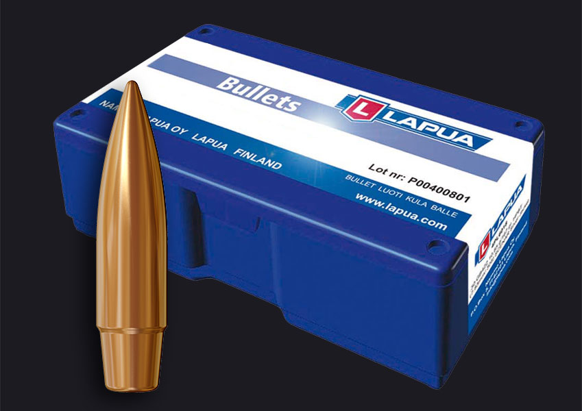 Lapua - Bullets, .30, 185gr. FMJBT - D46 - Box of 100