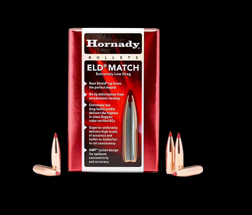 Hornady - Bullets .224 80gr ELD Match - Box of 100