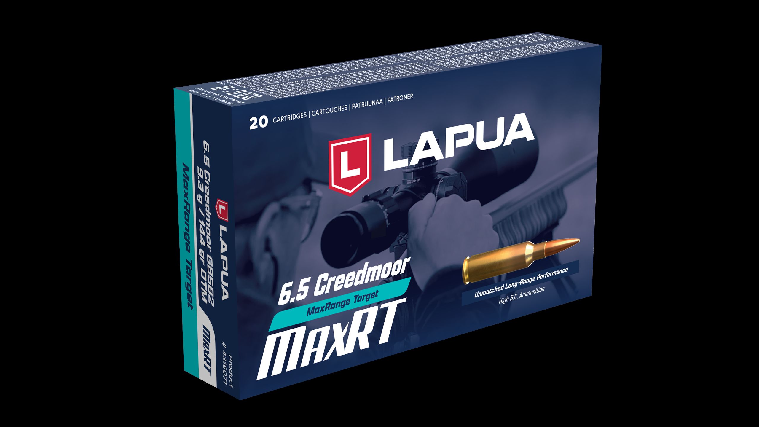 Lapua - Ammunition 6.5 Creedmoor 144gr MaxRT - Box of 20
