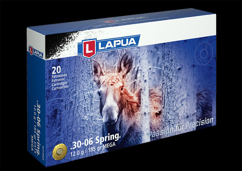 Lapua - Ammunition .30-06 Springfield 185gr Mega E415- Box of 20