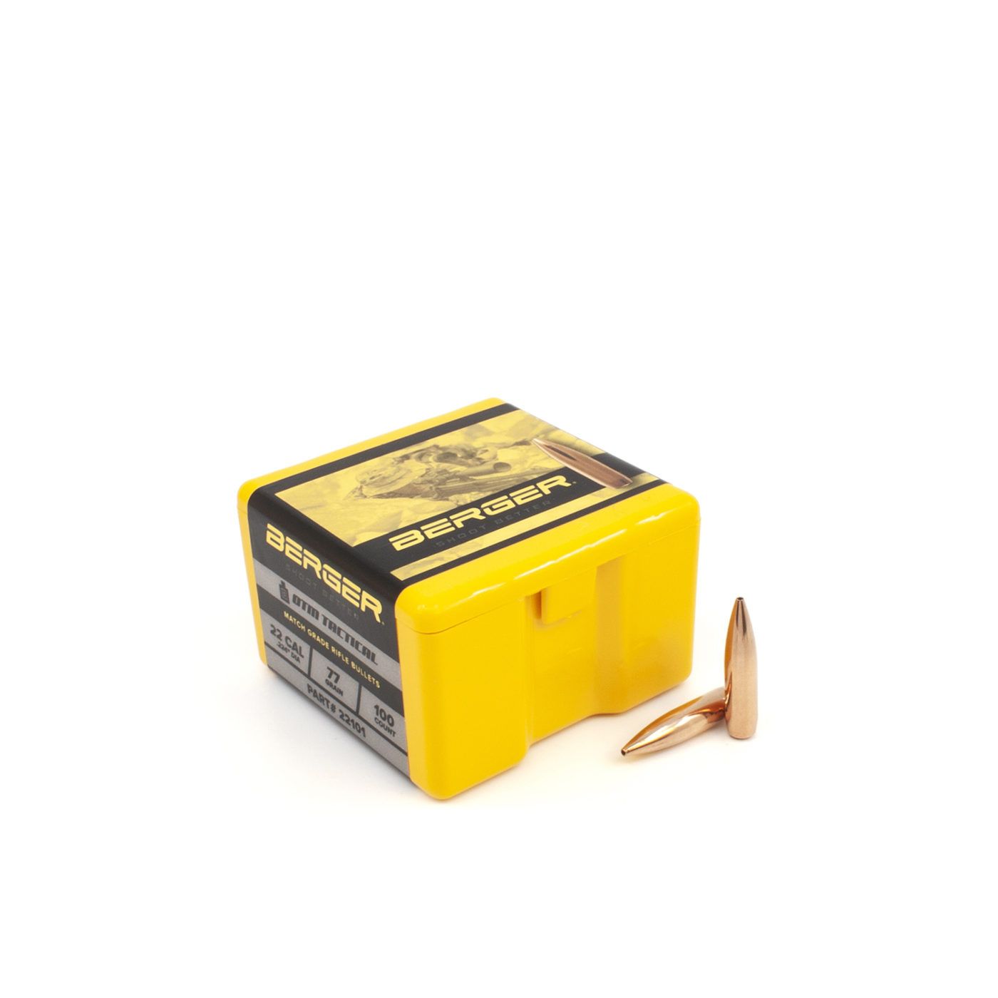 Berger Bullets - .22cal 77gr OTM Tactical - Box of 100