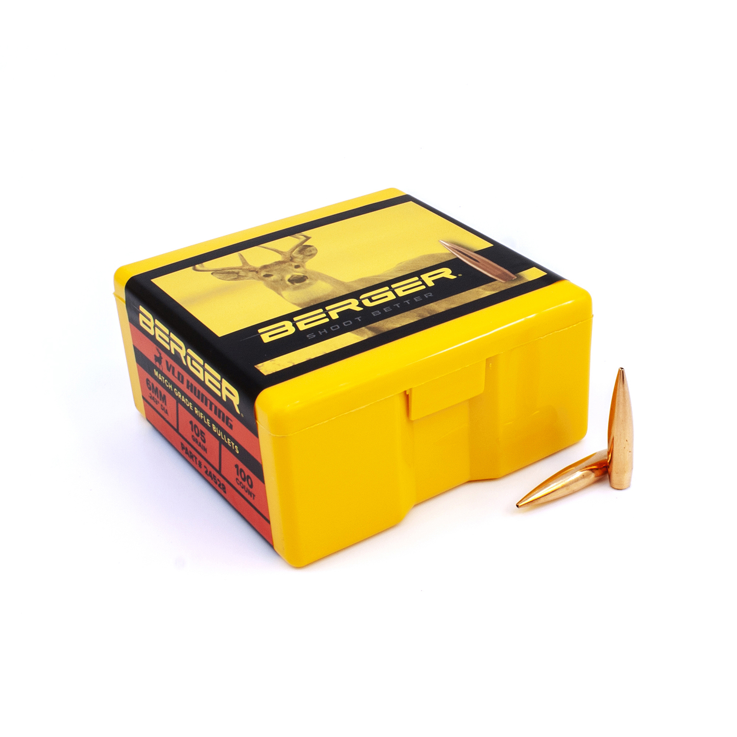 Berger Bullets - 6mm, 105 gr. VLD Hunting - Box of 100