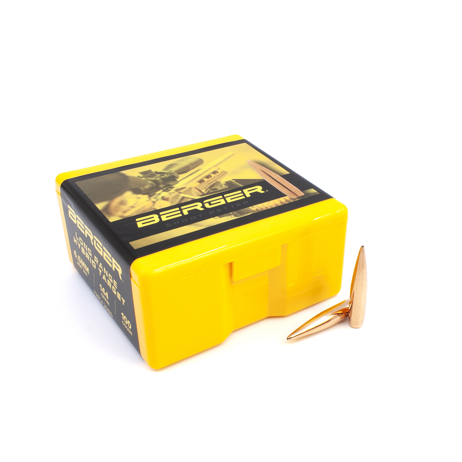 Berger Bullets - 6.5mm 144gr LR Hybrid Target - Box of 100