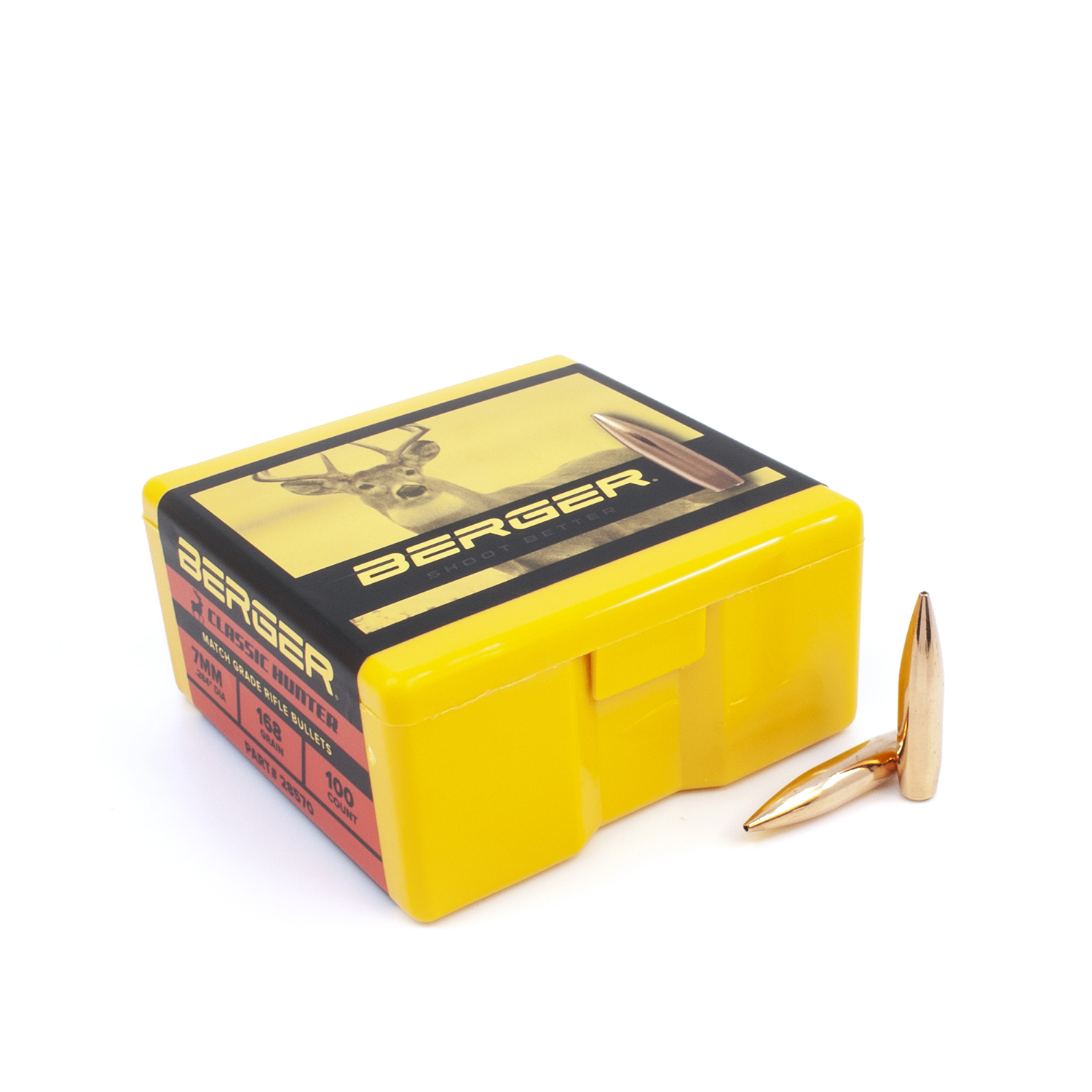 Berger Bullets - 7mm 168gr Classic Hunter - Box of 100