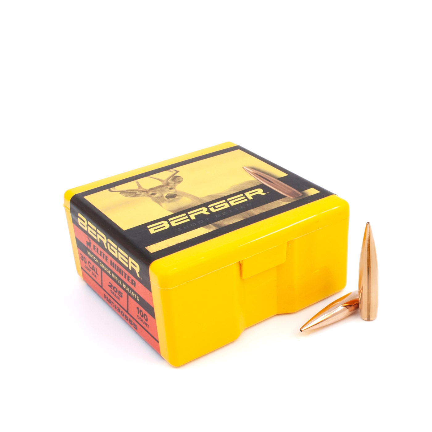 Berger Bullets - .30 cal 205gr Elite Hunter - Box of 100