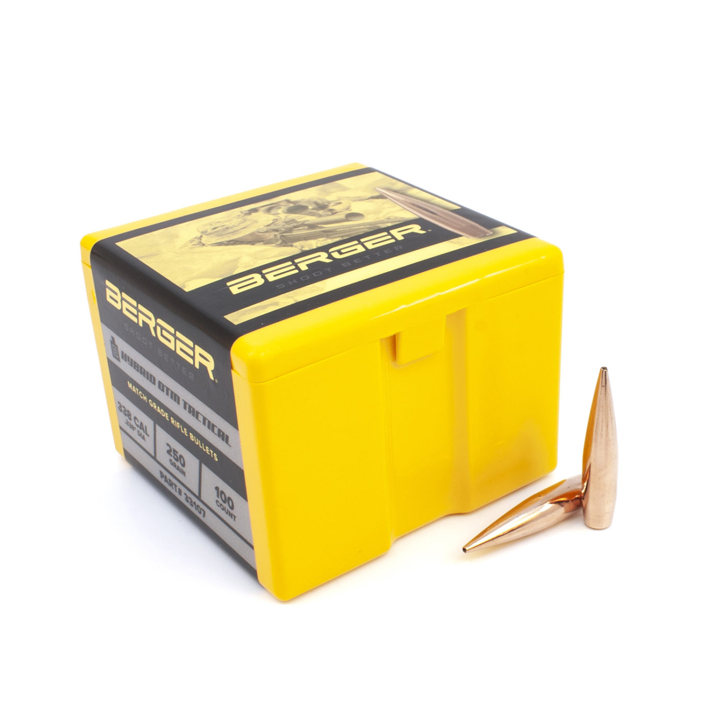 Berger Bullets - .338 cal 250gr OTM Tactical - Box of 100