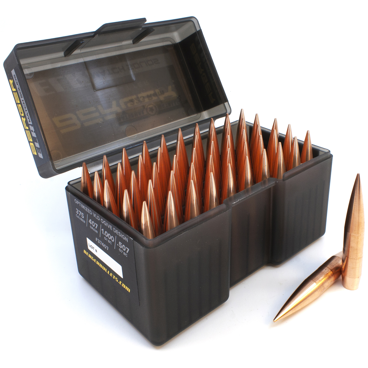 Berger Bullets - .375 cal 407gr ELR Match Solid - Box of 50