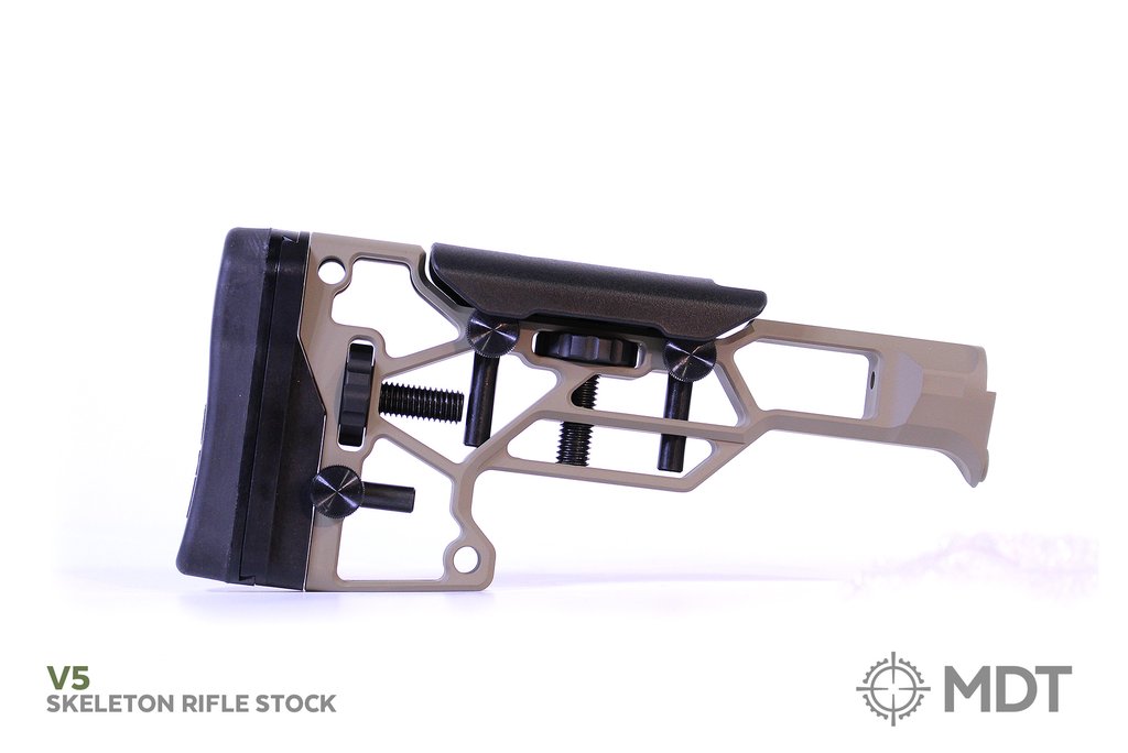 MDT- SRS Skeleton Rifle Stock - FDE