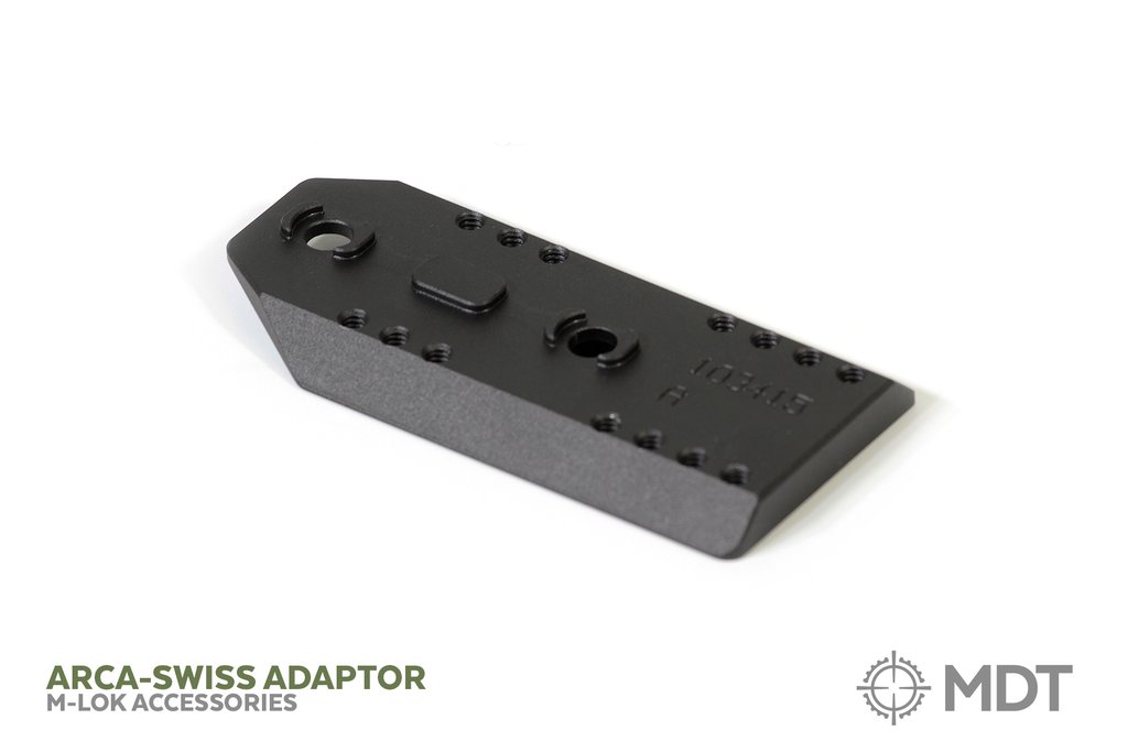 MDT - Arca-Swiss Rail Adaptor (M-Lok) 3.3"