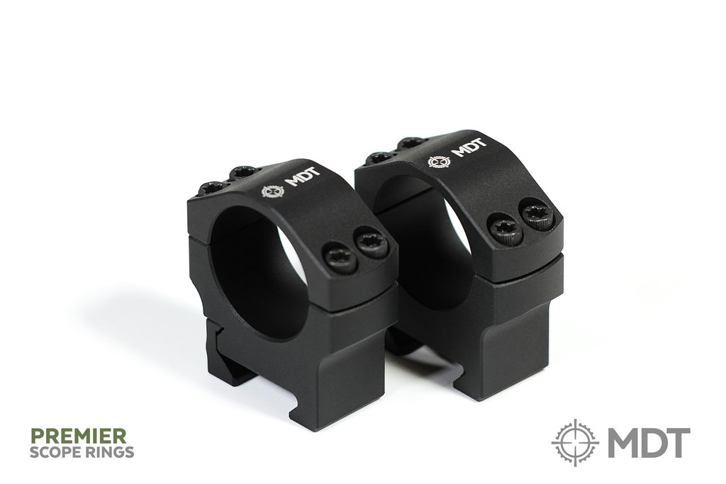 MDT - Premier Scope Rings - 34mm - Medium 1\"