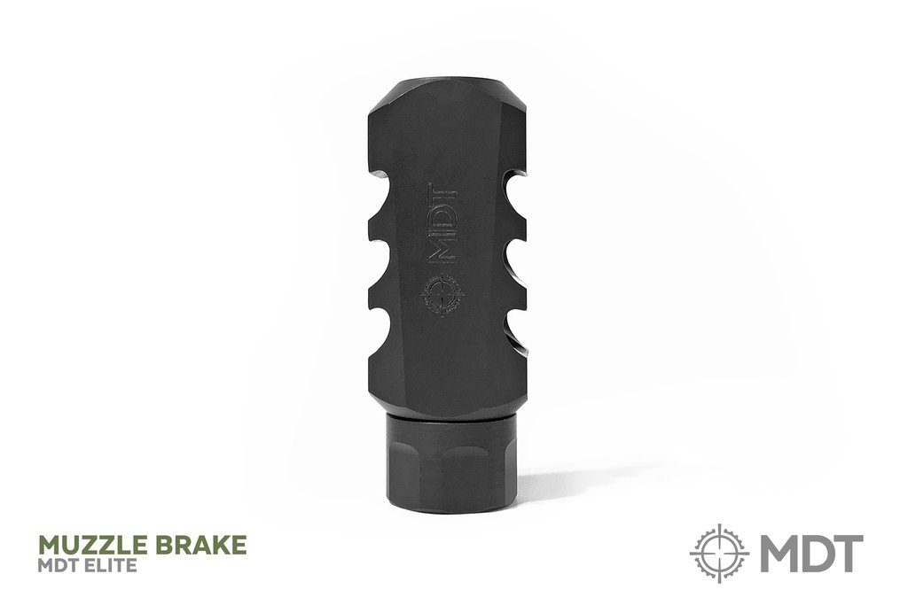 MDT - Elite Hex Muzzle Brake for 6.5 Creedmoor/.308 Win. 3/4-20