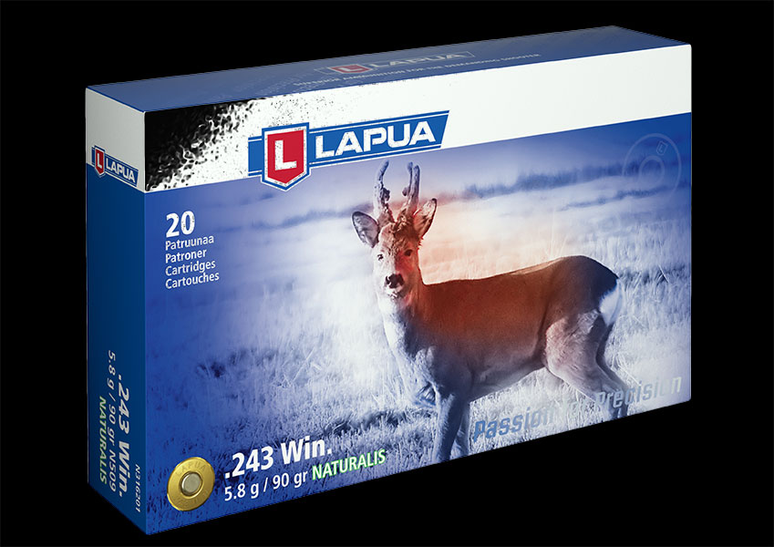 Lapua - Ammunition .243 Win. 90gr. Naturalis - N509 - Box of 20