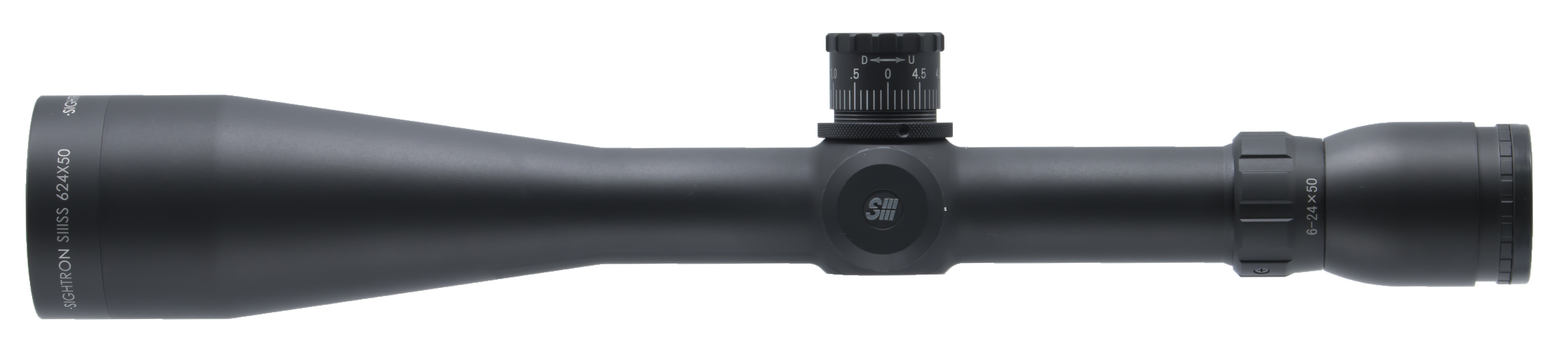 Sightron - SIIISS 6-24x50 LRFFP/MH - .1 MRAD - Zero Stop
