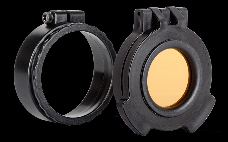 Amber Tactical Clear Flip Cover w/ Adapter Ring, Ocular. NXS 3.5